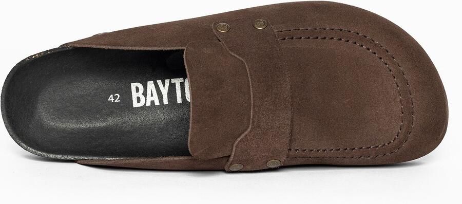 Bayton Clogs 'HUGO' bruin - Foto 5