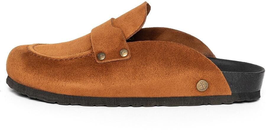 Bayton Clogs 'HUGO' camel donkerbeige