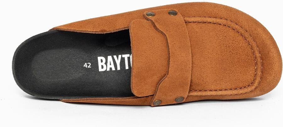Bayton Clogs 'HUGO' camel donkerbeige - Foto 5