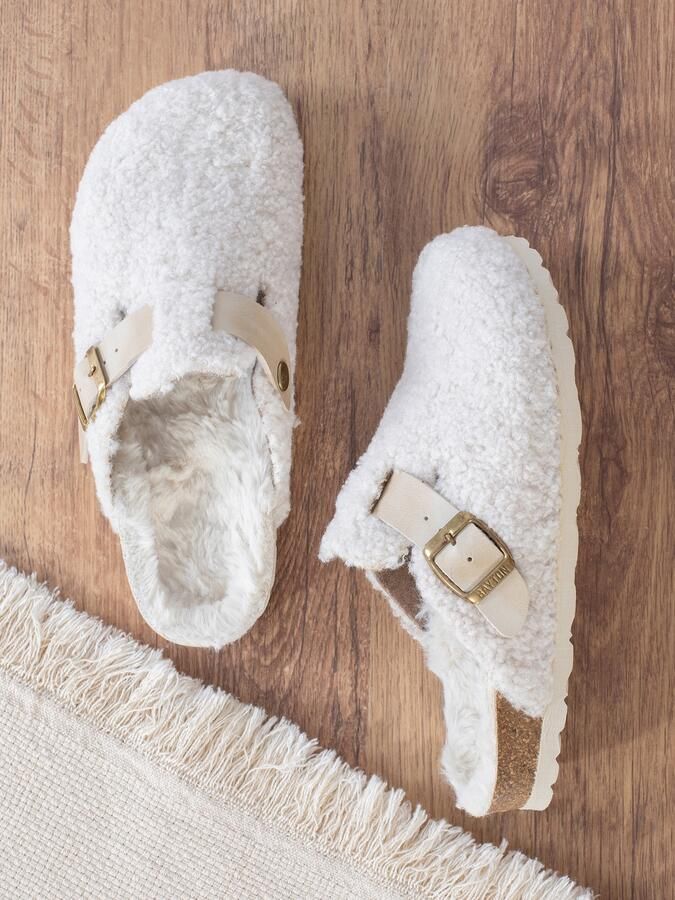 Bayton Clogs 'Kazan' lichtbeige wit - Foto 4