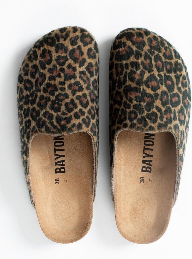 Bayton Clogs 'Malonki' beige bruin zwart - Foto 3