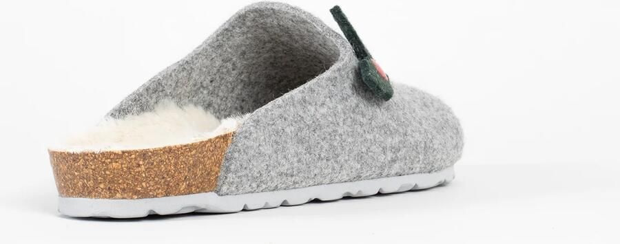 Bayton Clogs 'Malonki' grijs rood zwart - Foto 5