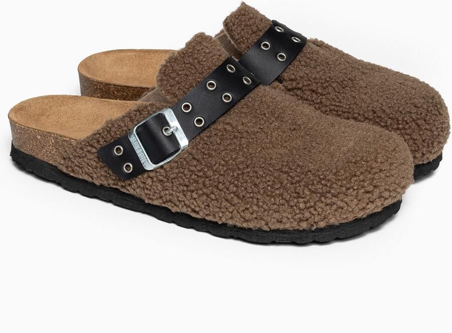 Bayton Clogs 'MEKONG' bruin - Foto 2