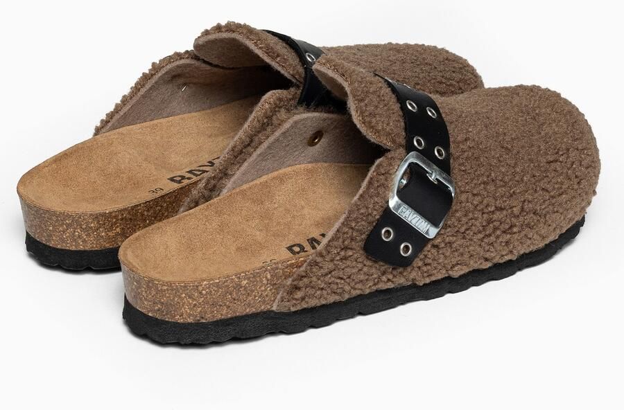 Bayton Clogs 'MEKONG' bruin - Foto 3