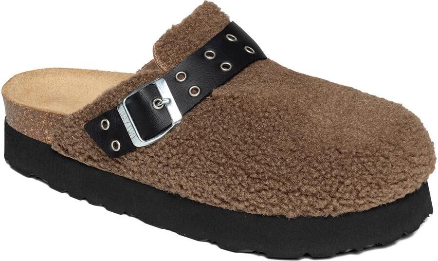 Bayton Clogs 'MEKONG' bruin - Foto 3
