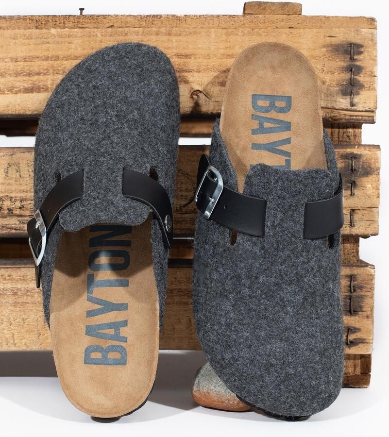 Bayton Clogs 'MOKE' antraciet zwart - Foto 2