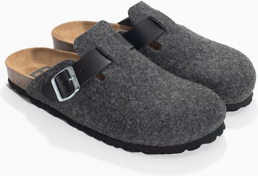 Bayton Clogs 'MOKE' antraciet zwart - Foto 4