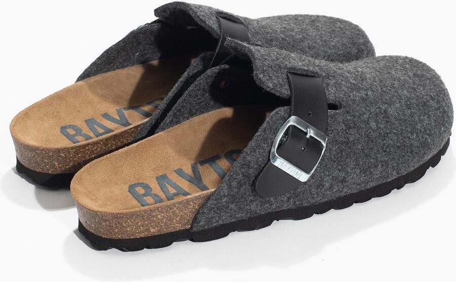 Bayton Clogs 'MOKE' antraciet zwart - Foto 5