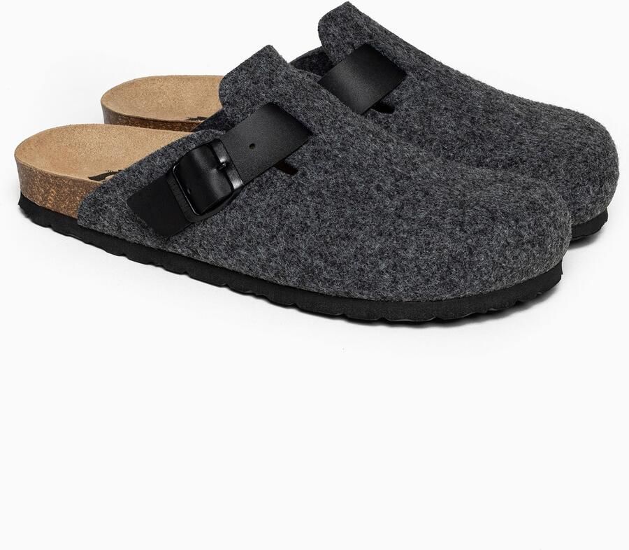 Bayton Clogs 'MOKE' donkergrijs - Foto 4