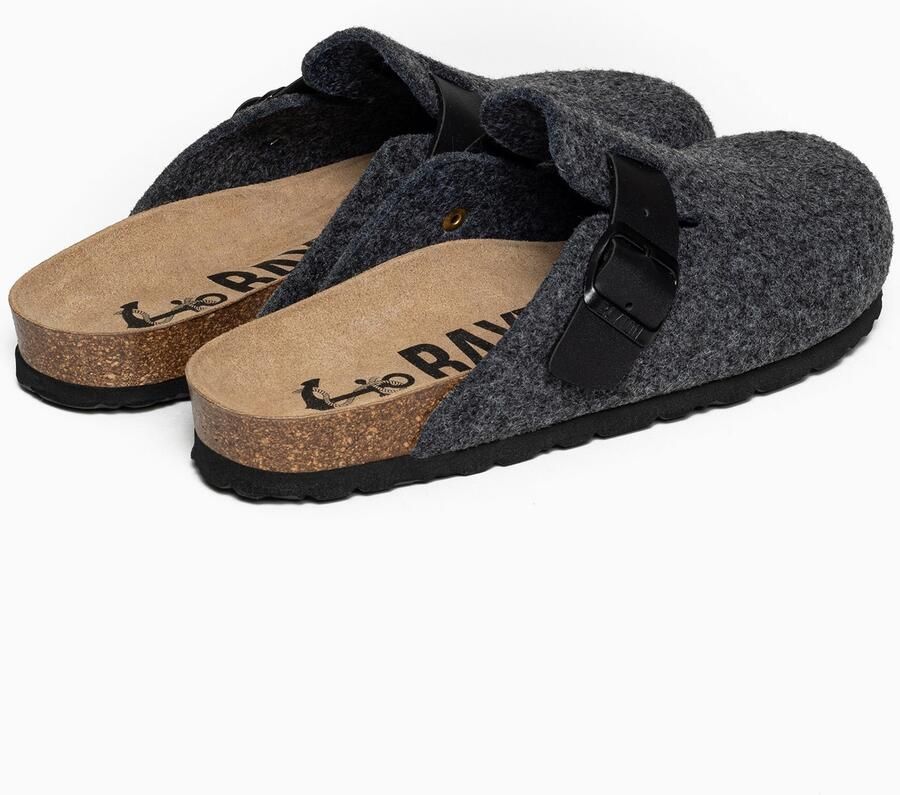 Bayton Clogs 'MOKE' donkergrijs - Foto 3