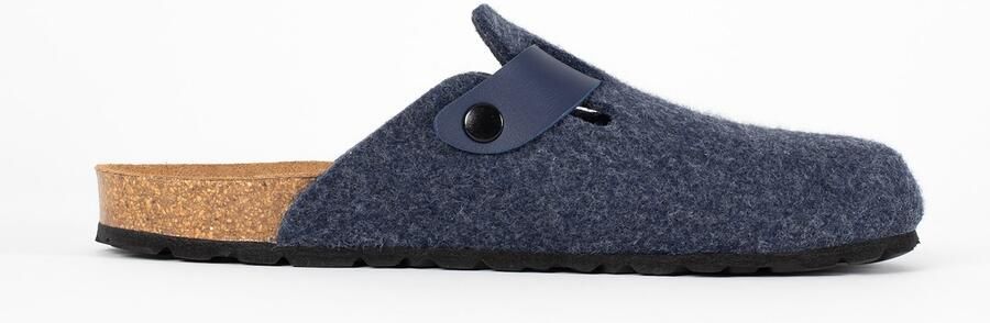 Bayton Clogs 'Moke' navy donkerblauw