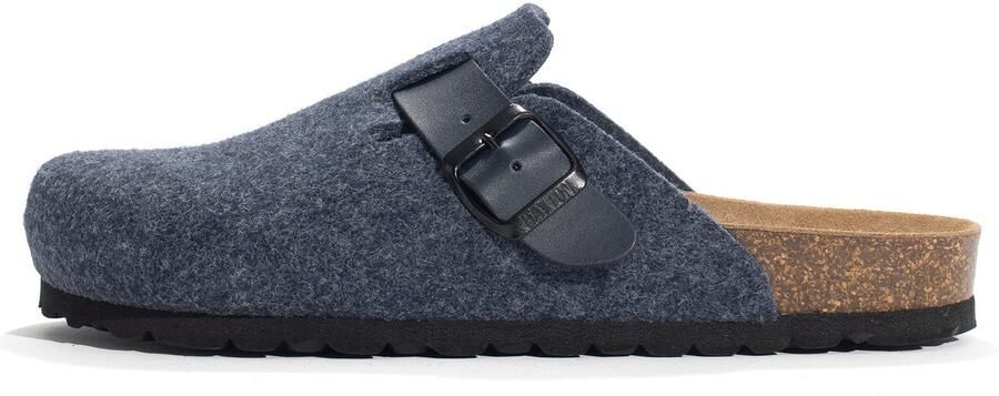Bayton Clogs 'MOKE' navy donkerblauw