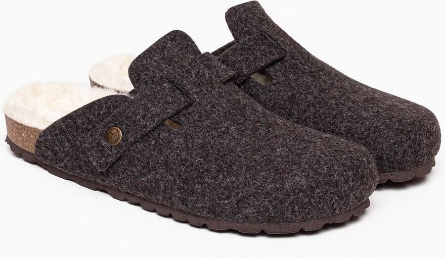 Bayton Clogs 'SOLDEN' bruin - Foto 3