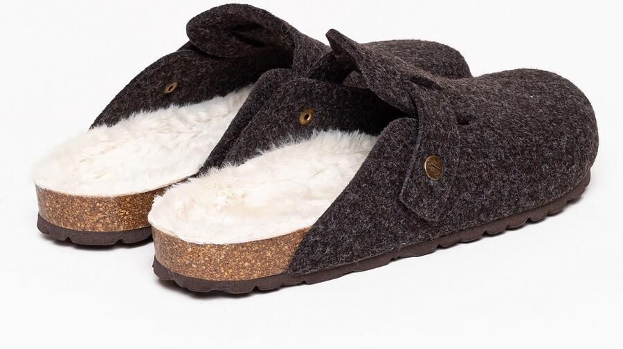 Bayton Clogs 'SOLDEN' bruin - Foto 4