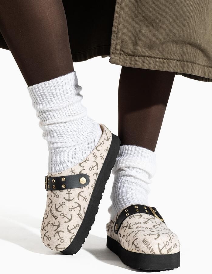 Bayton Clogs 'VOLGA' beige - Foto 2