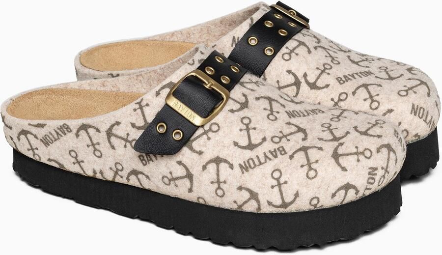 Bayton Clogs 'VOLGA' beige - Foto 4