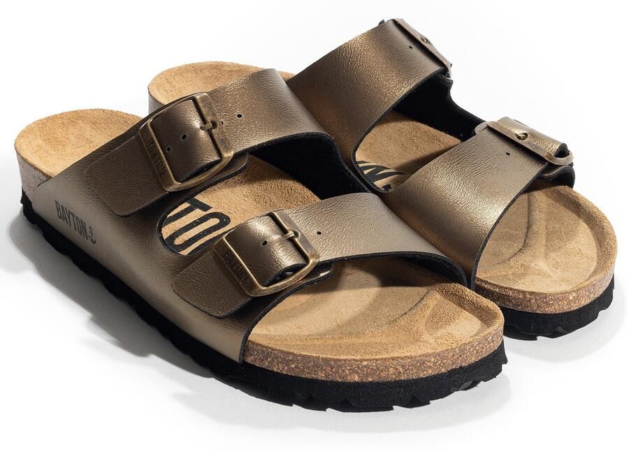 Bayton Huisschoenen 'Atlas' sand chocoladebruin brons - Foto 3