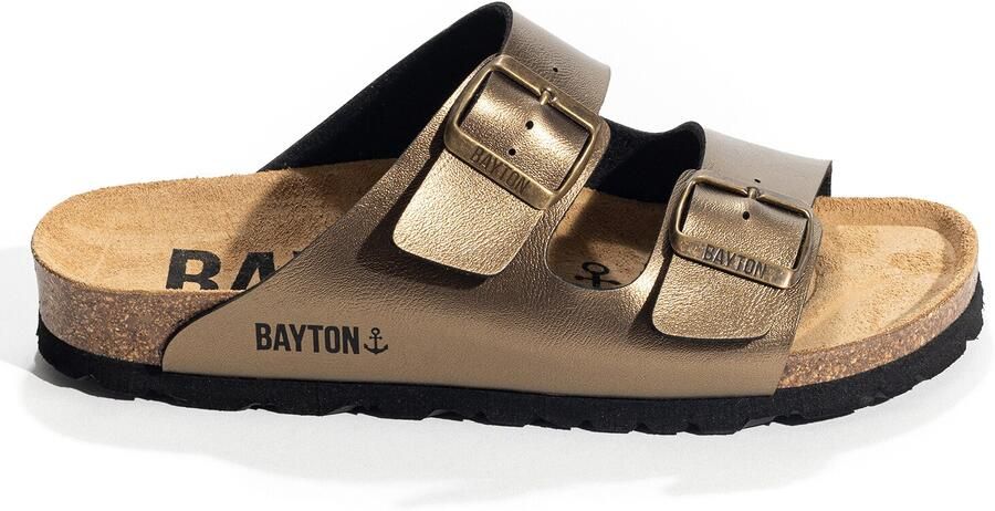 Bayton Huisschoenen 'Atlas' sand chocoladebruin brons - Foto 5