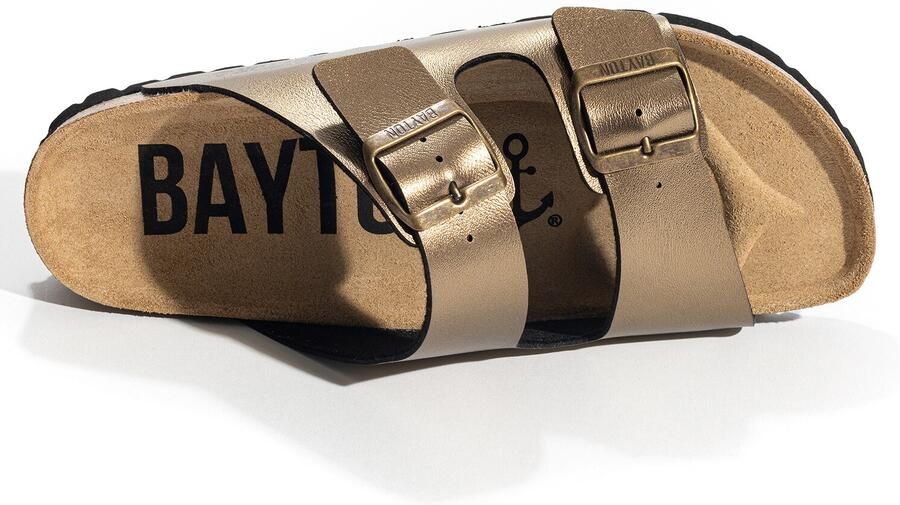 Bayton Huisschoenen 'Atlas' sand chocoladebruin brons - Foto 4