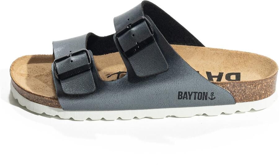 Bayton Huisschoenen 'Atlas' zilvergrijs zwart