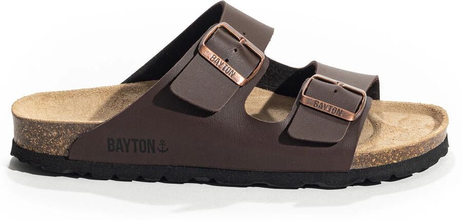 Bayton Huisschoenen 'BALTIC' chocoladebruin zwart - Foto 5