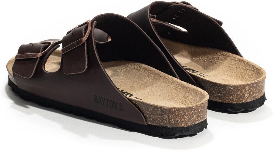Bayton Huisschoenen 'BALTIC' chocoladebruin zwart - Foto 4