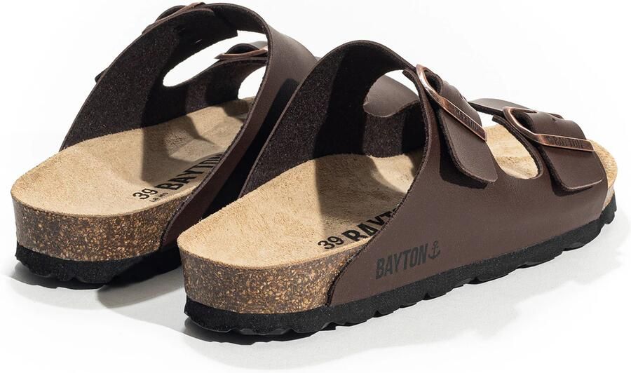 Bayton Huisschoenen 'BALTIC' chocoladebruin zwart - Foto 2