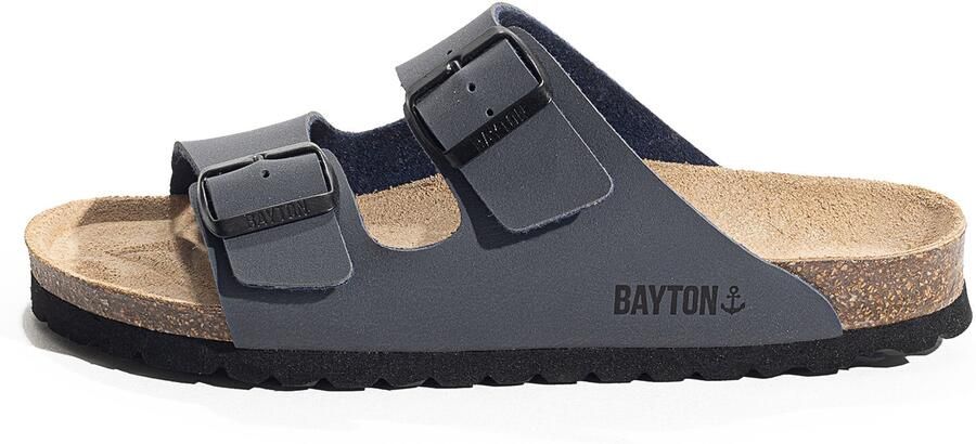 Bayton Huisschoenen 'BALTIC' grafiet zwart