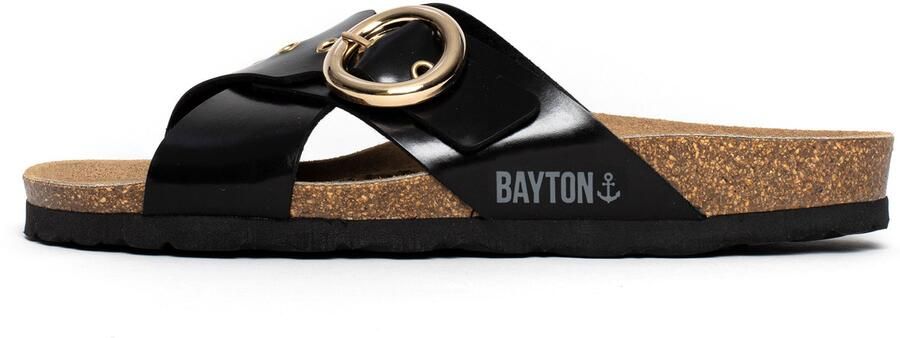 Bayton Huisschoenen 'Cordoue' goud grijs zwart