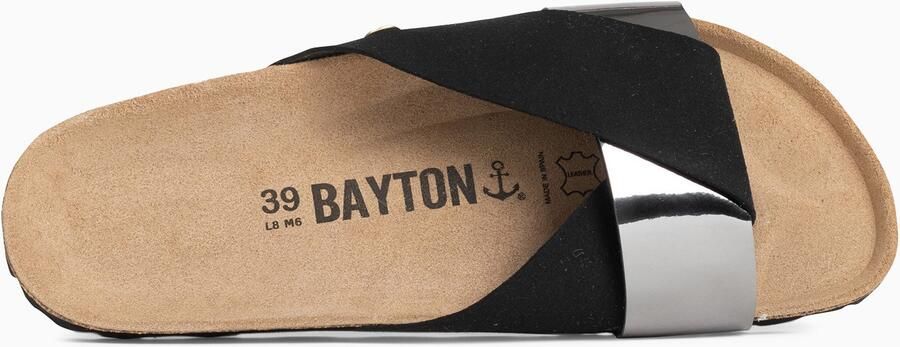 Bayton Huisschoenen 'Figari' zwart zilver - Foto 4