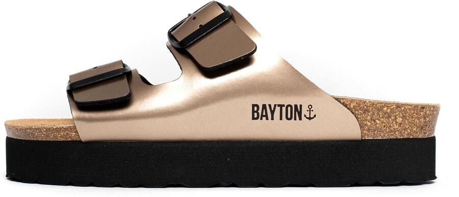 Bayton Huisschoenen 'Japet' brons zwart