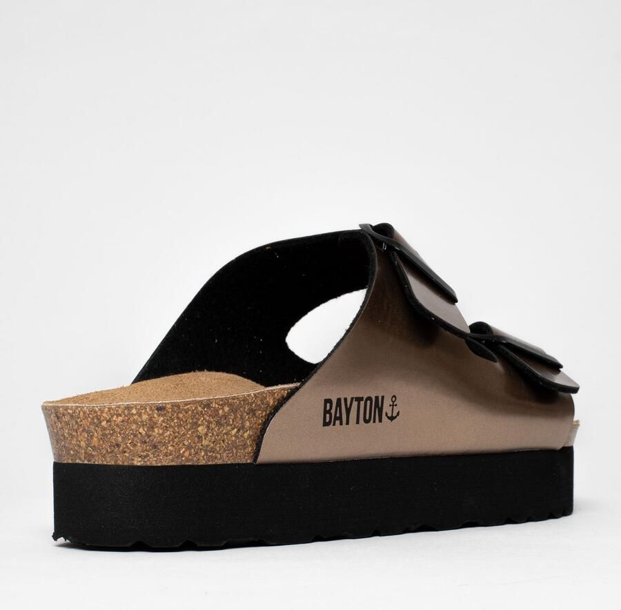 Bayton Huisschoenen 'Japet' brons zwart - Foto 2