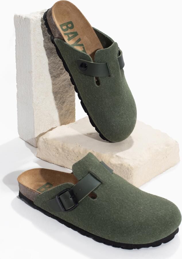 Bayton Huisschoenen 'Mook' kaki - Foto 2