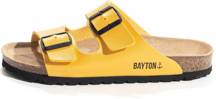 Bayton Huisschoenen 'Tracy' geel zwart