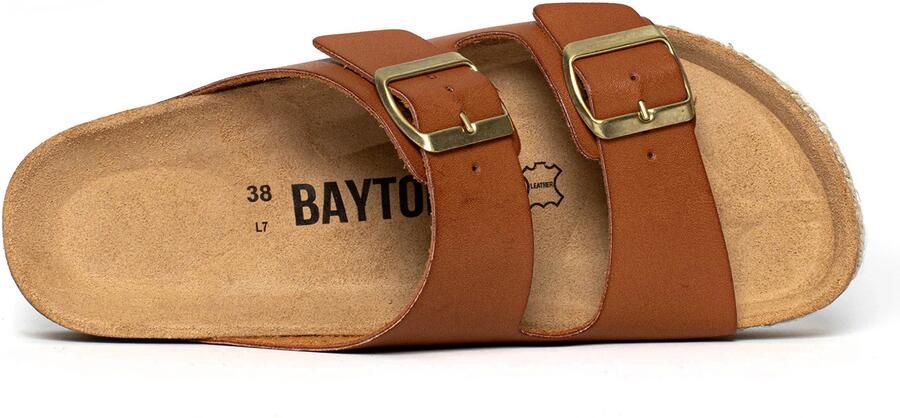 Bayton Muiltjes 'Alcee' beige bruin oker zwart - Foto 4