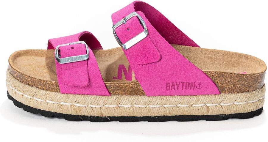 Bayton Muiltjes 'ALCEE' lichtbruin magenta