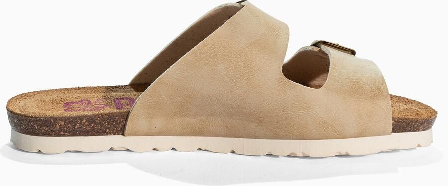 Bayton Muiltjes 'ASTRAKAN' beige zwart - Foto 6