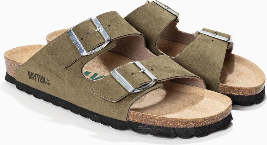 Bayton Muiltjes 'Athena' beige kaki zwart zilver - Foto 3