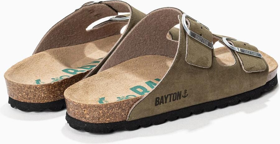 Bayton Muiltjes 'Athena' beige kaki zwart zilver - Foto 4