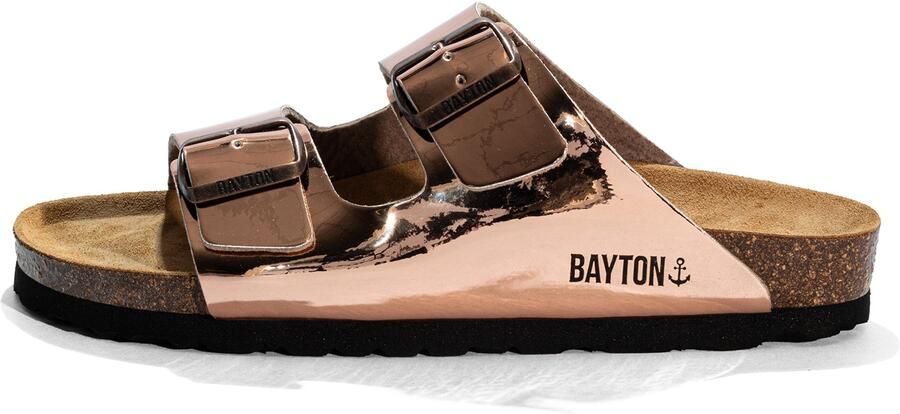 Bayton Muiltjes 'ATLAS' beige rose-goud