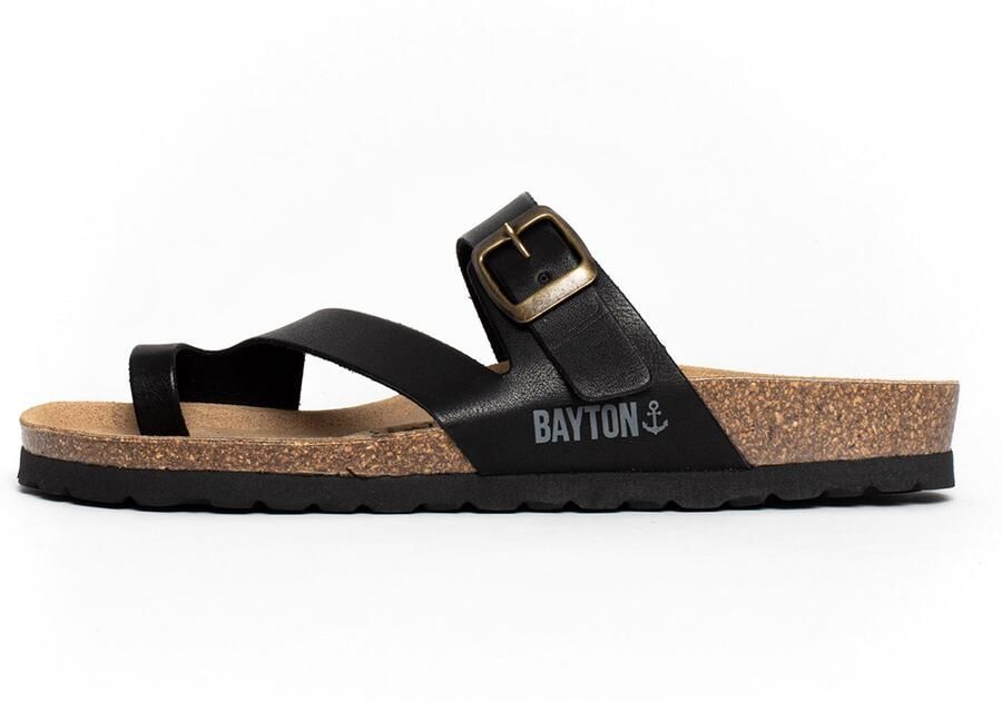 Bayton Muiltjes 'Biscaye' stone grey zwart