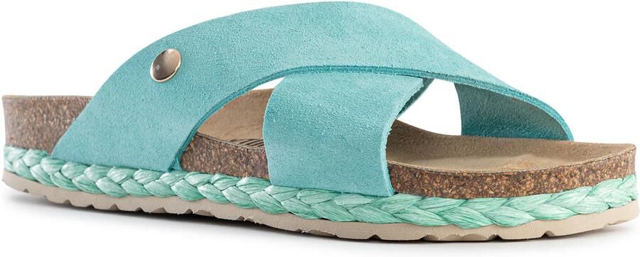Bayton Muiltjes 'Burgos' turquoise bruin - Foto 4