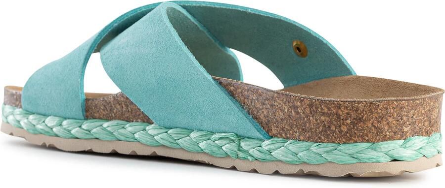 Bayton Muiltjes 'Burgos' turquoise bruin - Foto 2