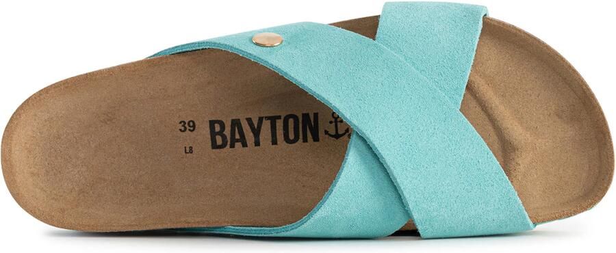 Bayton Muiltjes 'Burgos' turquoise bruin - Foto 3