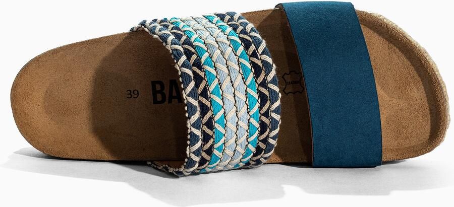 Bayton Muiltjes 'CADIX' blauw gemengde kleuren - Foto 6