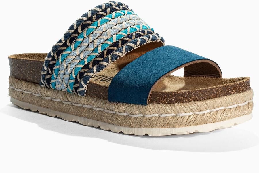 Bayton Muiltjes 'CADIX' blauw gemengde kleuren - Foto 2