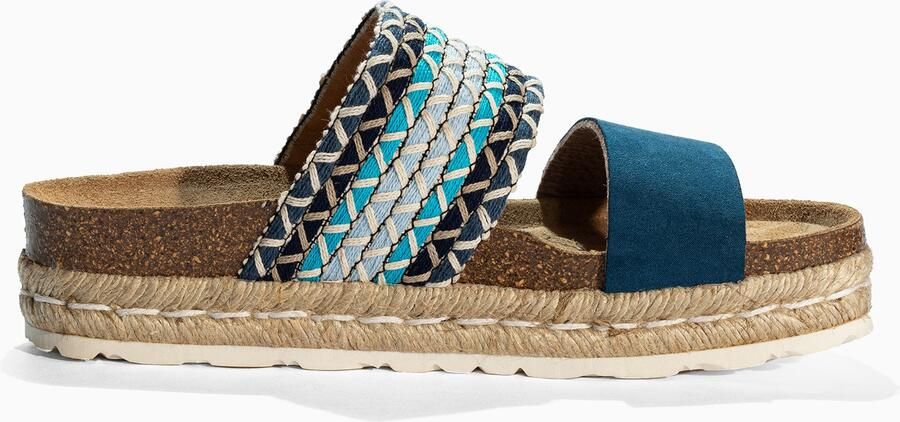 Bayton Muiltjes 'CADIX' blauw gemengde kleuren - Foto 5