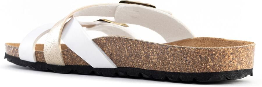 Bayton Muiltjes 'Cleo' beige wit - Foto 4