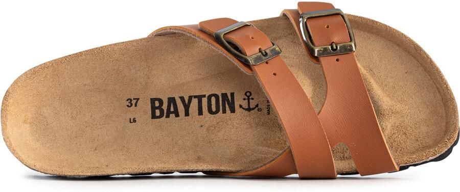 Bayton Muiltjes 'Cleo' bruin cognac zwart - Foto 2