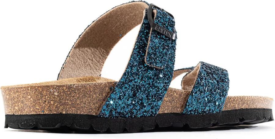 Bayton Muiltjes 'Diane' beige donkerblauw zwart - Foto 3